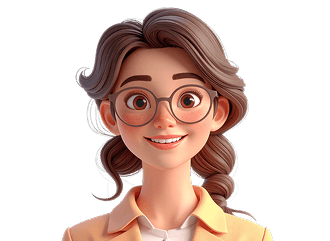 Innovator Girl Illustration